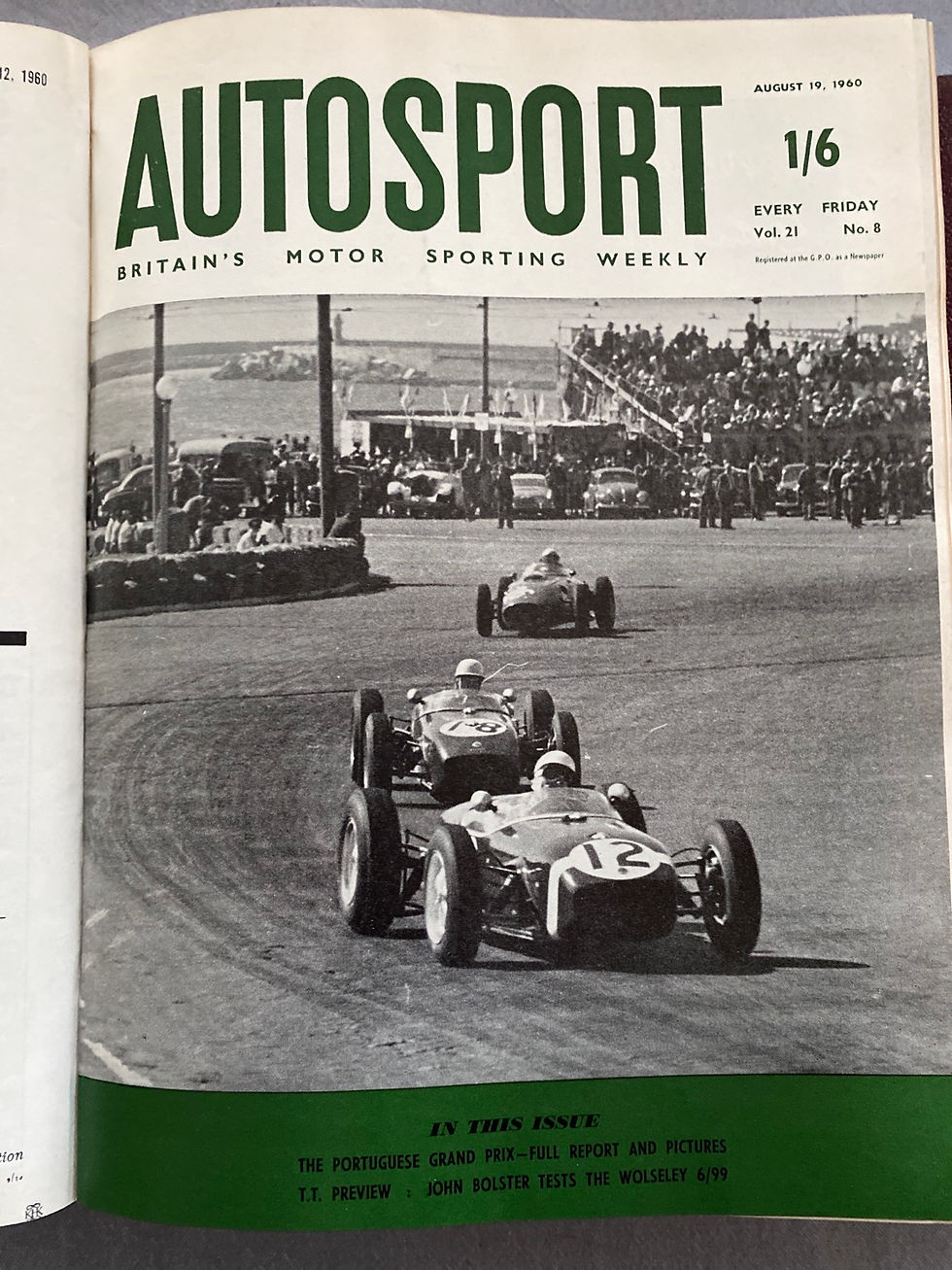 Thumbnail: Autosport bound volume 21 July to December 1960