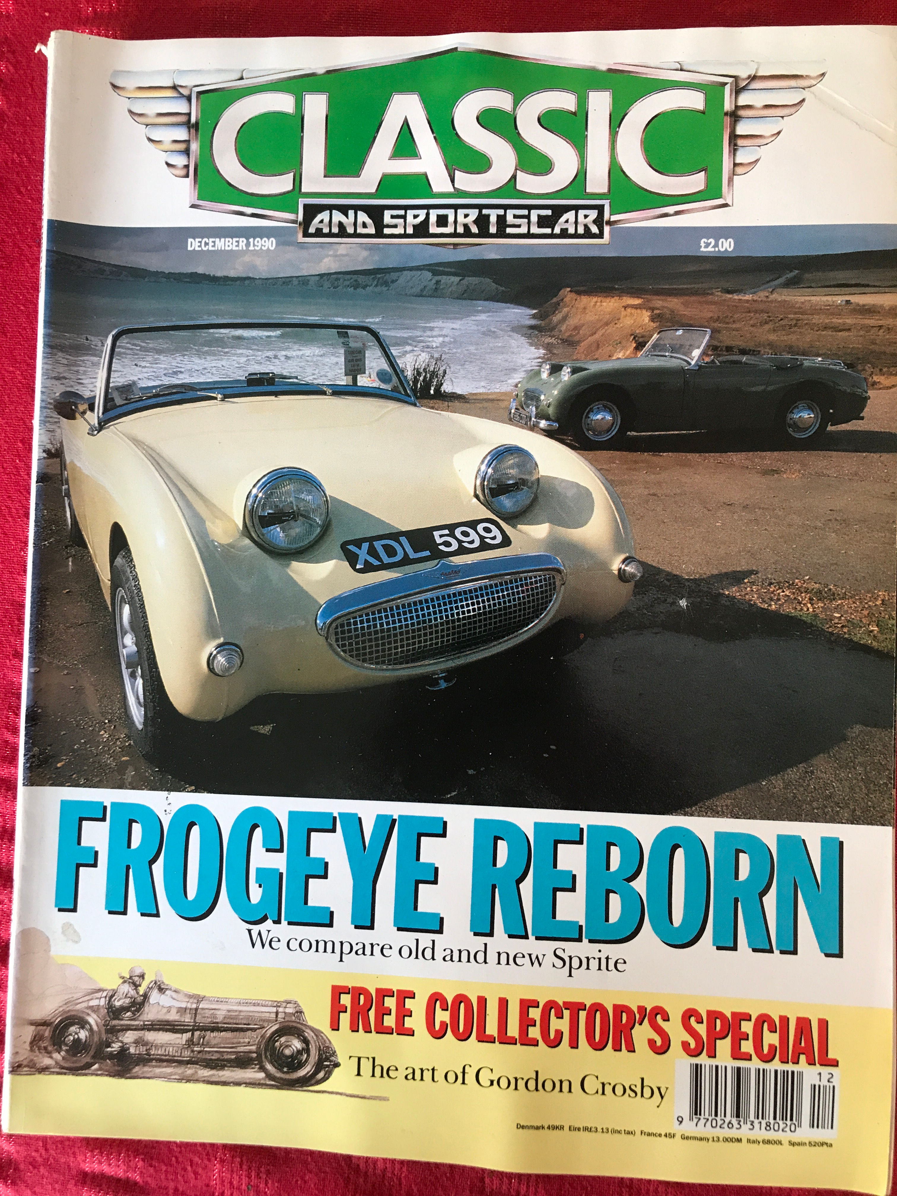 Classic and Sportscar Magazine December 1990 Frogeye Sprint Sunbeam Rapier 1-5