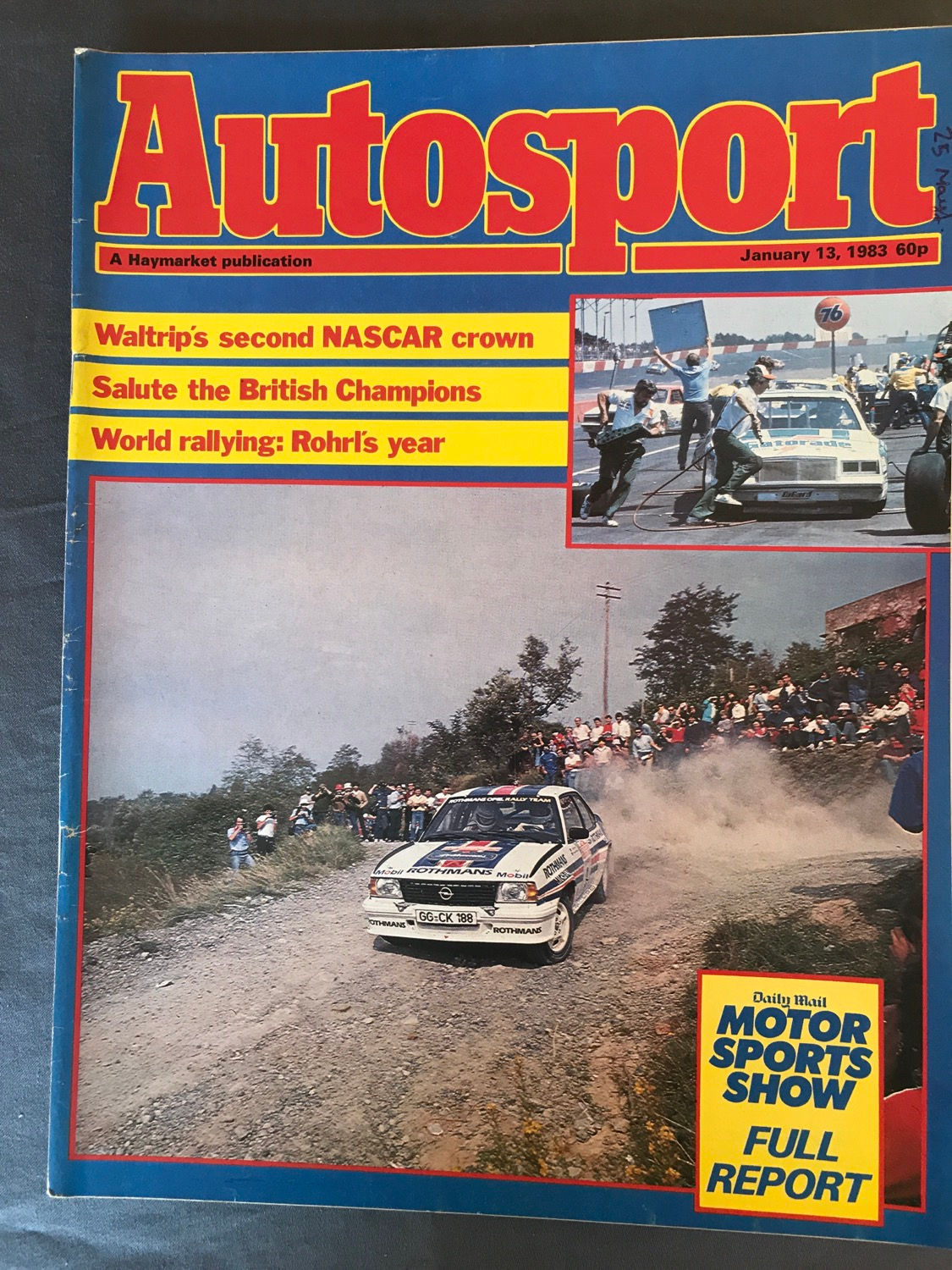 Autosport Magazine 13 January 1983 World Rally Season Review Rohrl Opel Champ