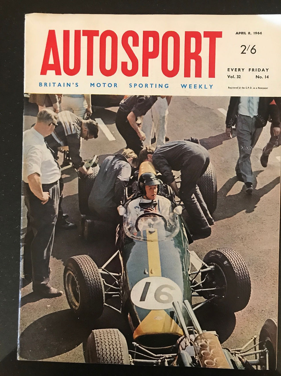Thumbnail: Autosport 8 April  1966 Le Mans test Ford GT40 Fastest Profile Kurt Ahrens Viva 