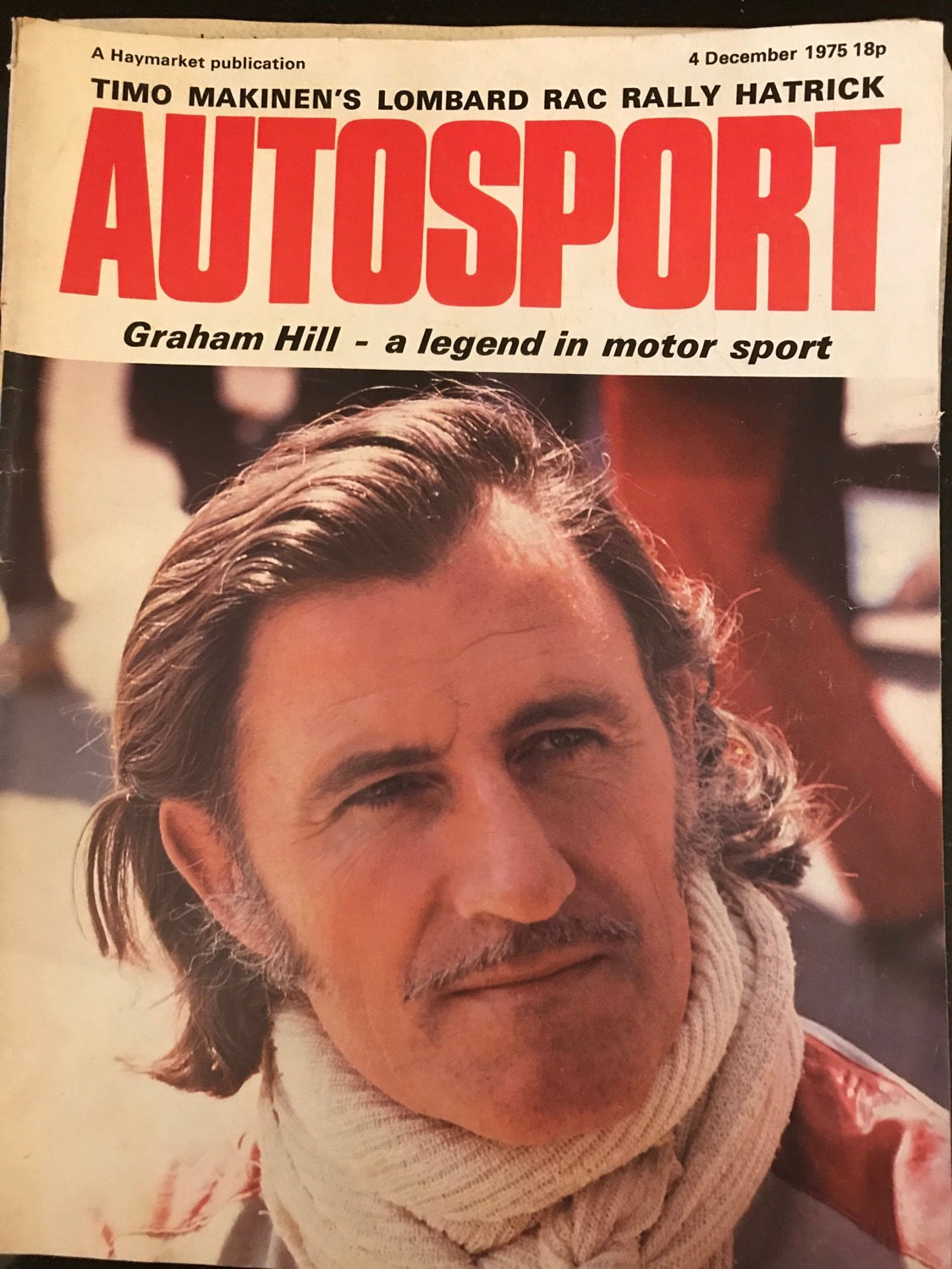 Autosport 4 December 1975 Makinen RAC rally obituaries Tony Brise Graham Hill