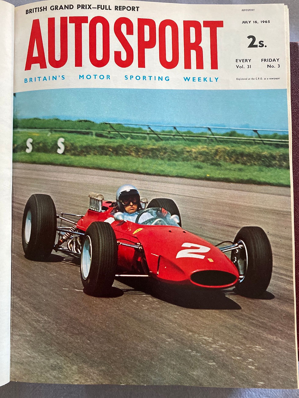 Thumbnail: Autosport official bound volume 31 July to December 1965 with index