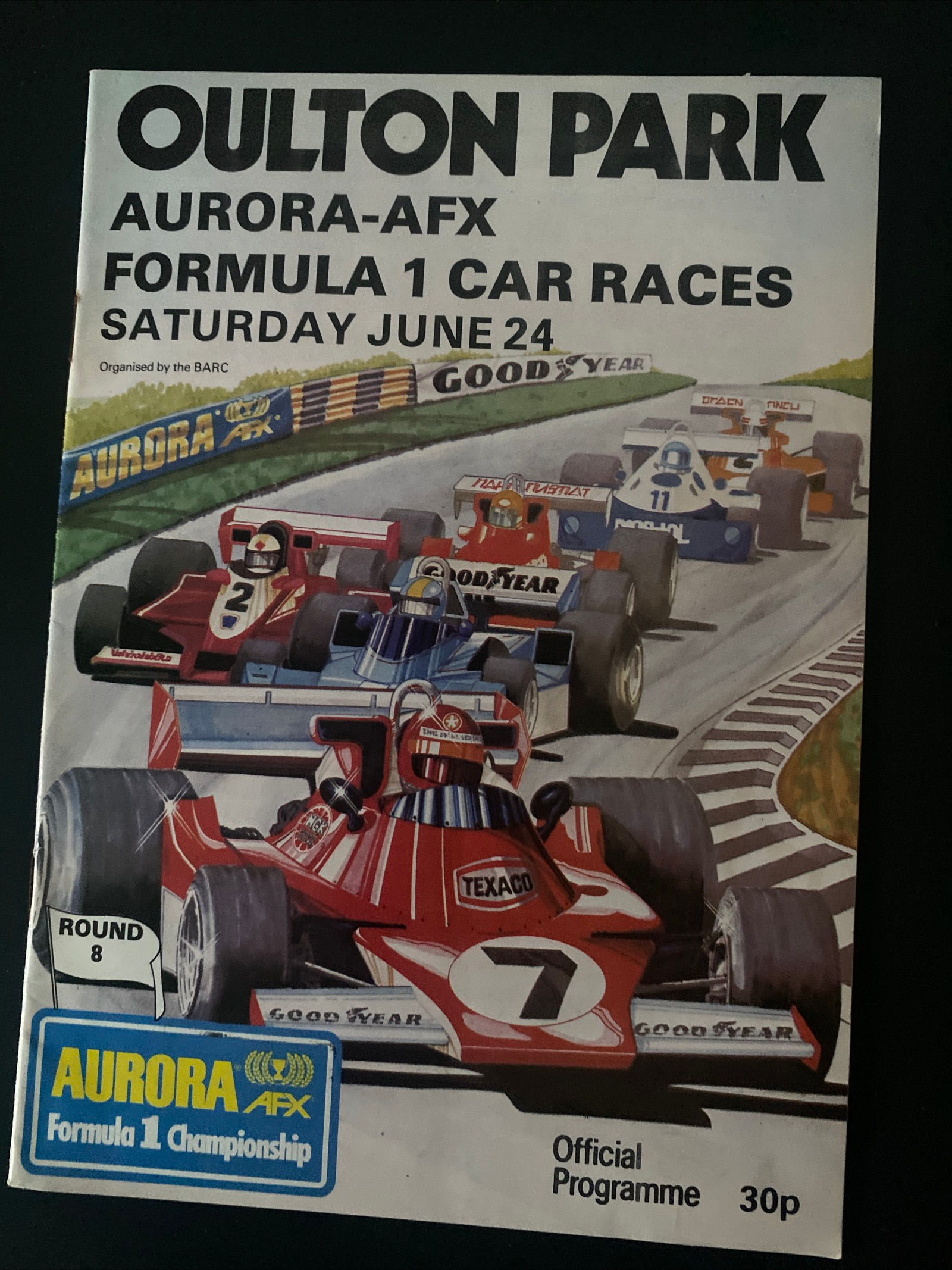 Race Programme Oulton Park 24 June 1978 Aurora British Formula 1 FF2000 A5