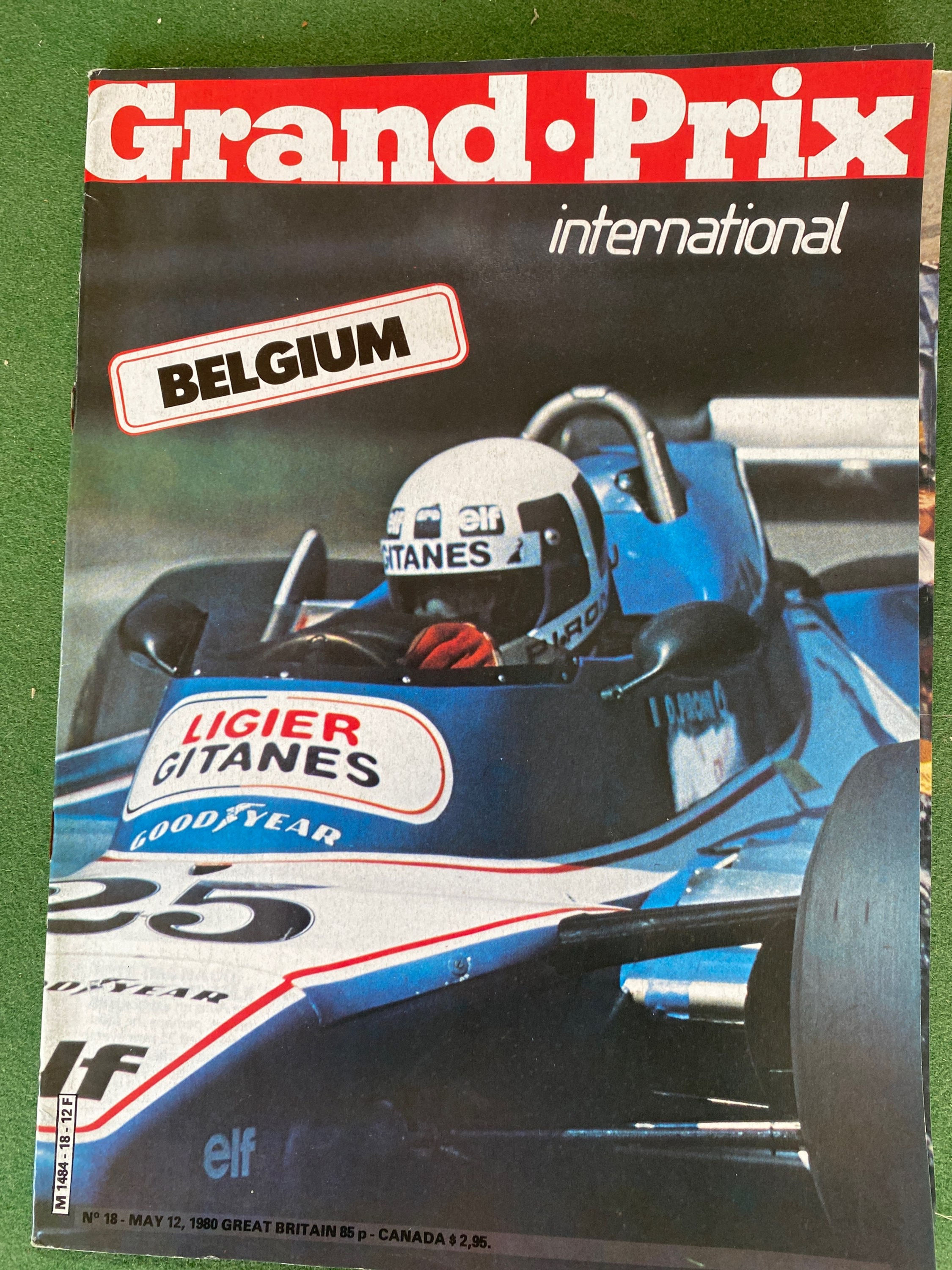 Grand Prix International Magazine 18 May 1980 Pironi Ligier wins Belgium F1 GP