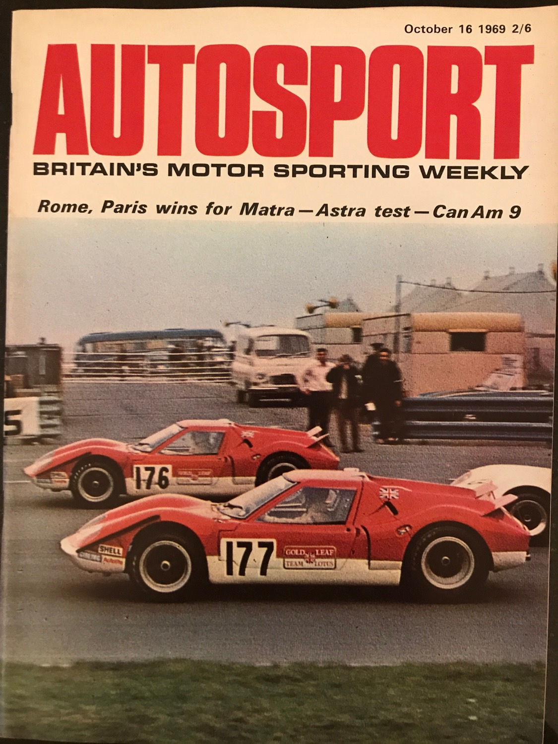 Autosport 16 October 1969 Hulme McLaren wins Laguna Seca CanAm Servoz F2 champ 