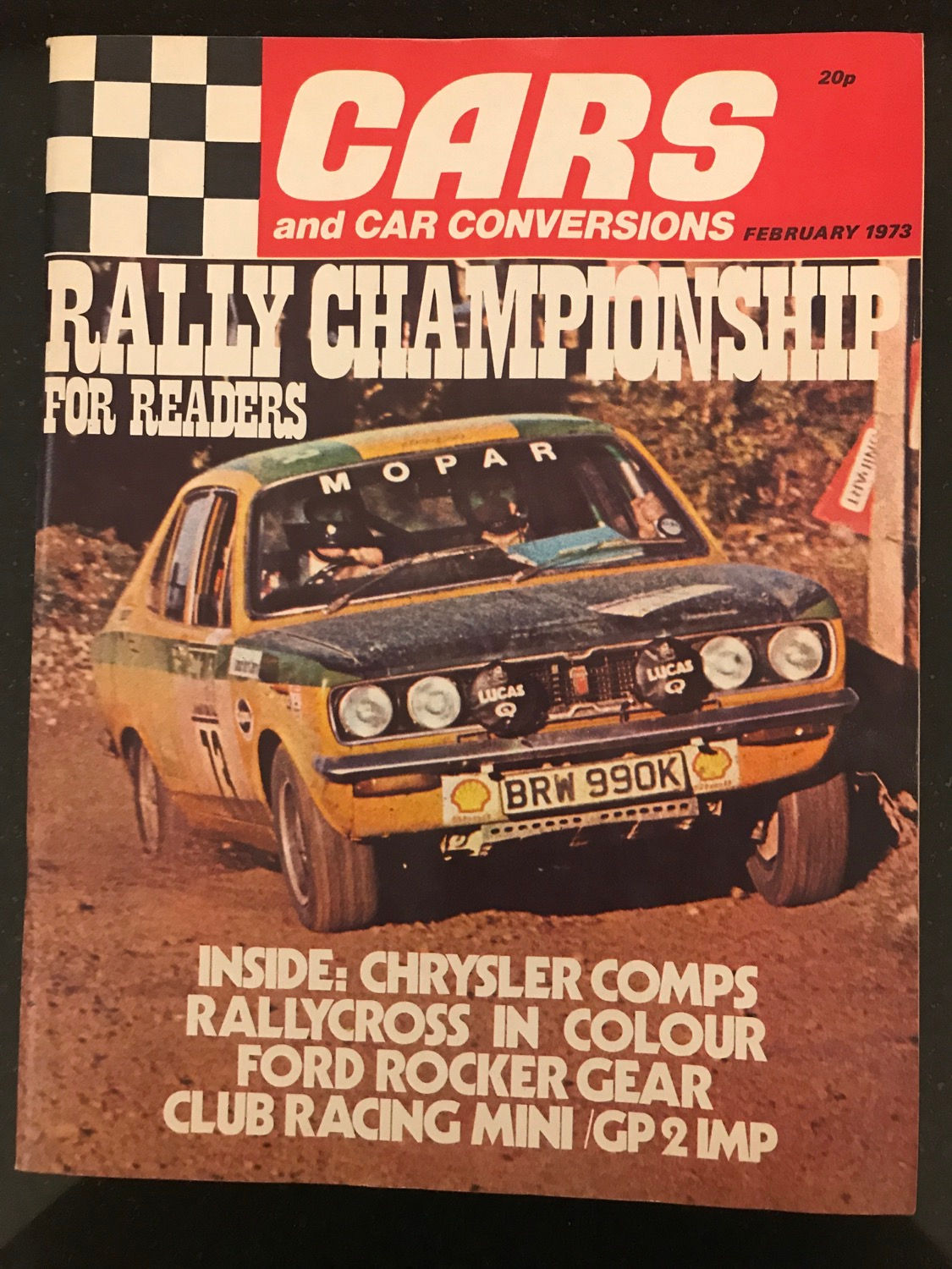 Cars and car conversions magazine February 1973 Triumph GT6 Mazda RX3 Honda Z600