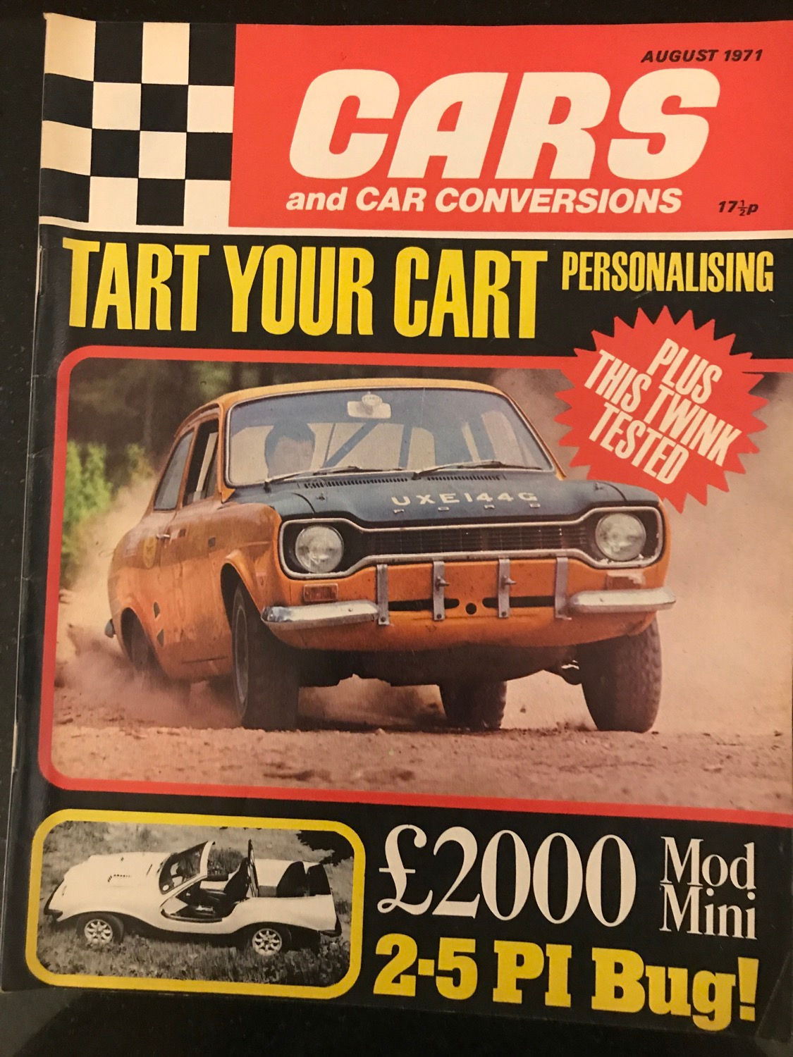 cars and car conversions magazine August 1971 Superspeed Cortina GM Ascona 