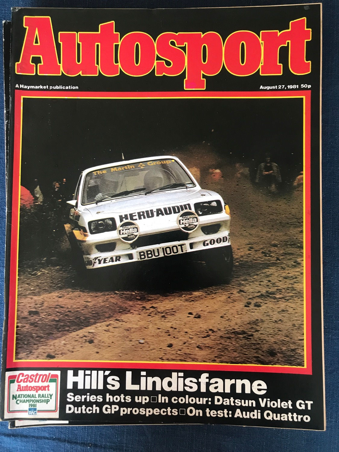 Autosport Magazine 27 August 1981 Test Audi Quattro Ball Wins British Kart GP