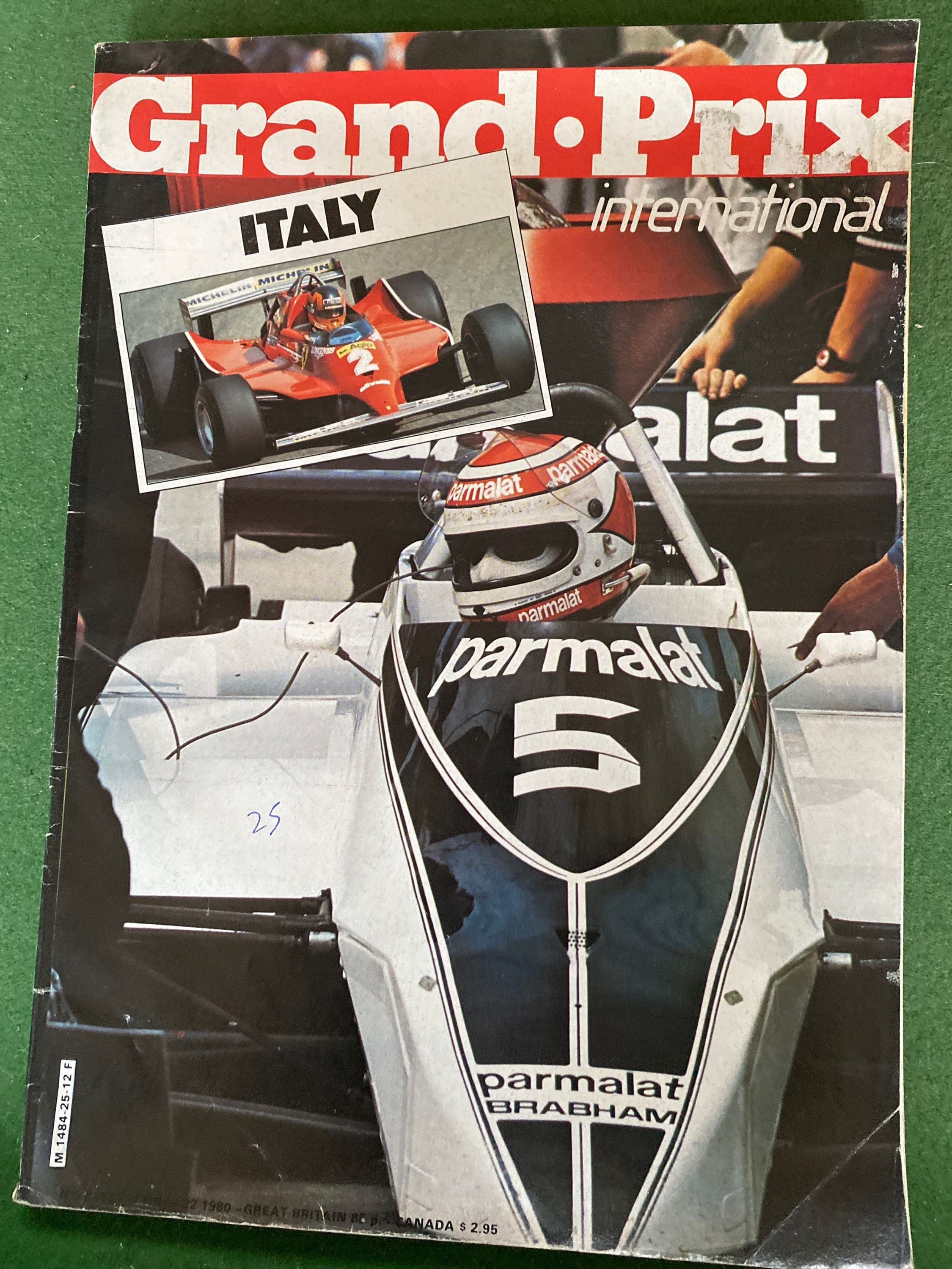Grand Prix International Magazine 25 1980 September Piquet Brabham wins Italian 