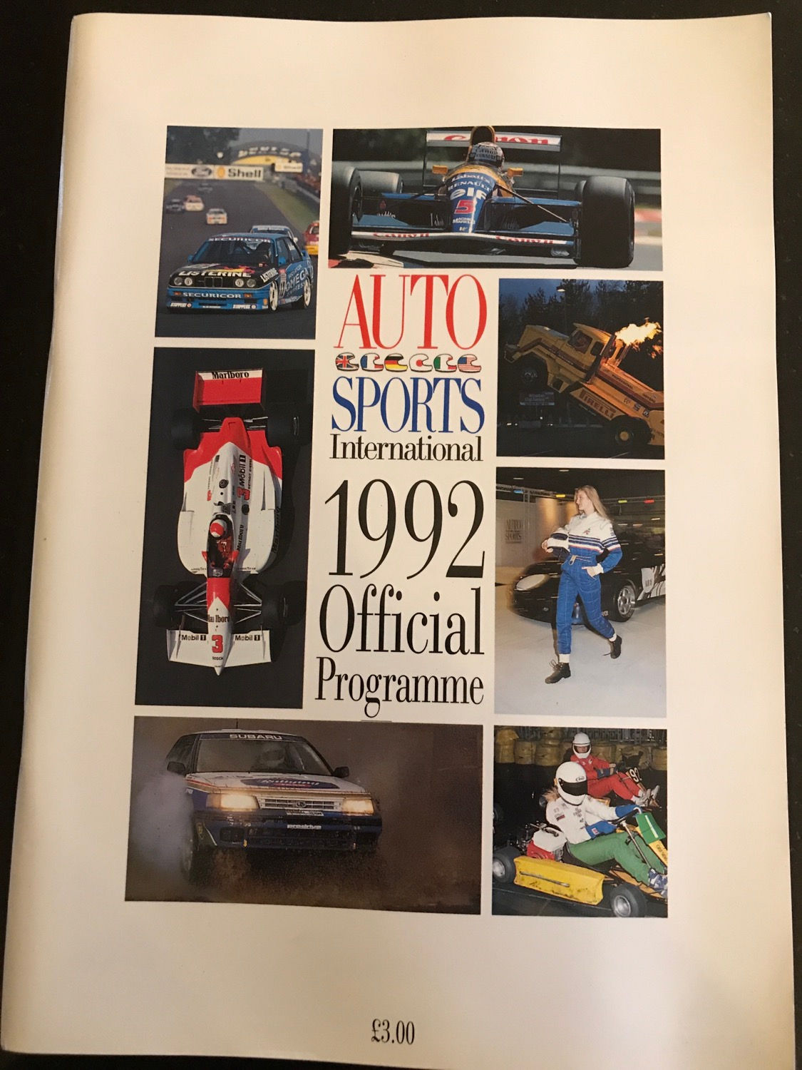 Programme Guide Birmingham NEC 2-5 January 1992 Autosport Racing Car Show  A4