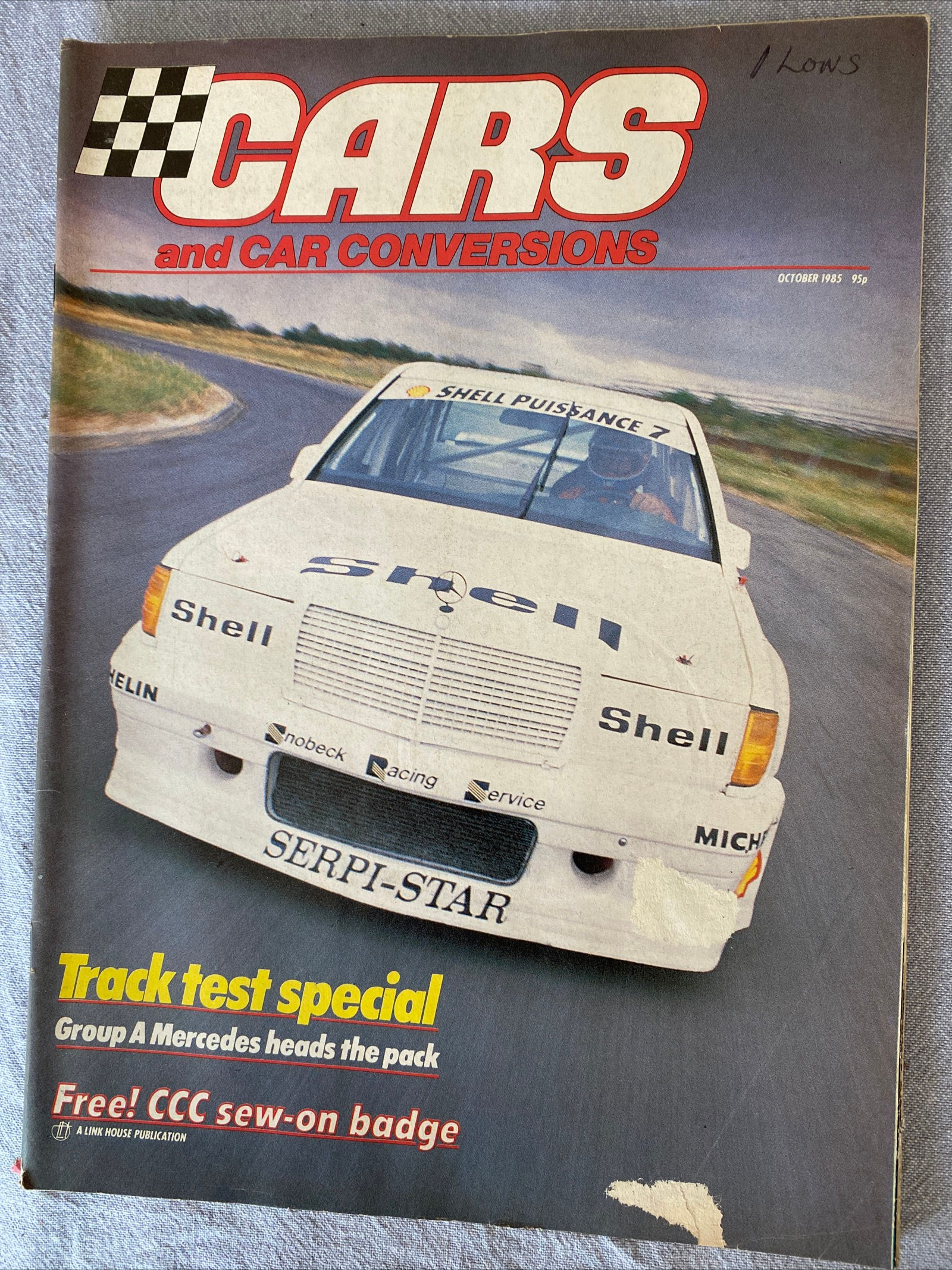 Cars and car conversions magazine October 1985 Test Group A Mercedes’ 190 Skoda