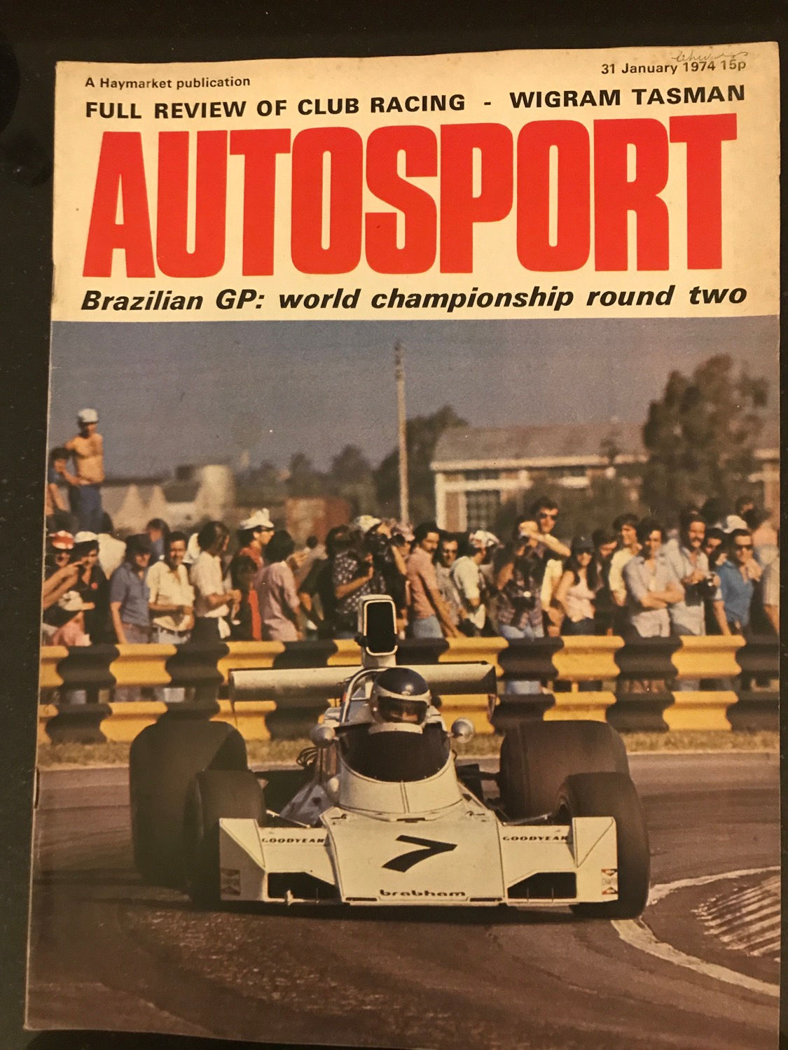 Autosport 31 January 1974 Fittipaldi McLaren Brazilian F1 GP National racing 