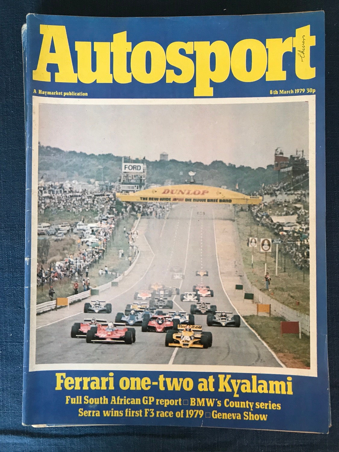 Autosport Magazine 8 March 1979 Gilles Villeneuve Ferrari Wins South African GP
