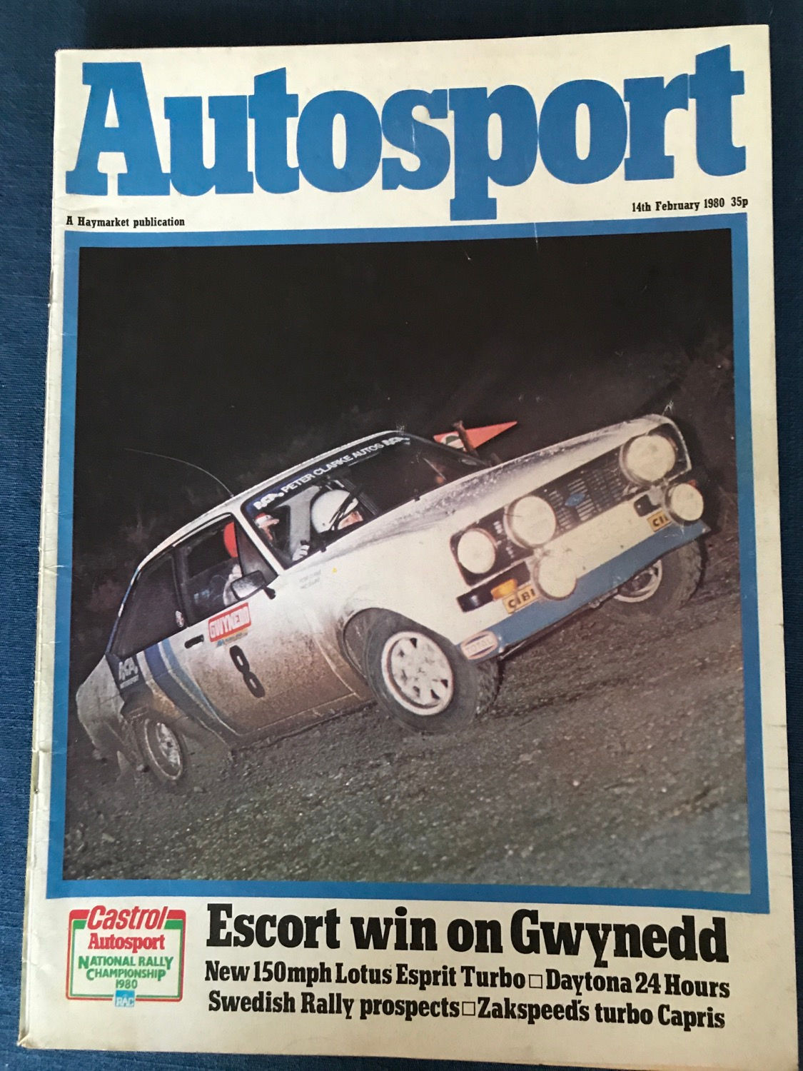 Autosport 14 February 1980 test Lotus Esprit Turbo McRae Gwynedd rally