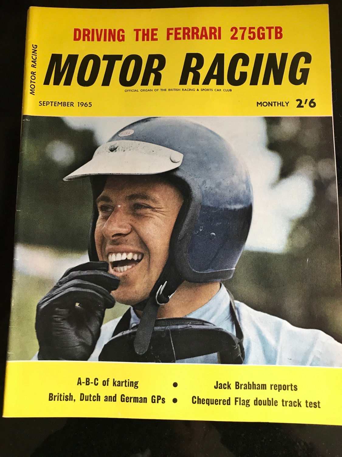 Motor Racing Magazine September 1965 Clark Lotus Wins British Dutch & German F1