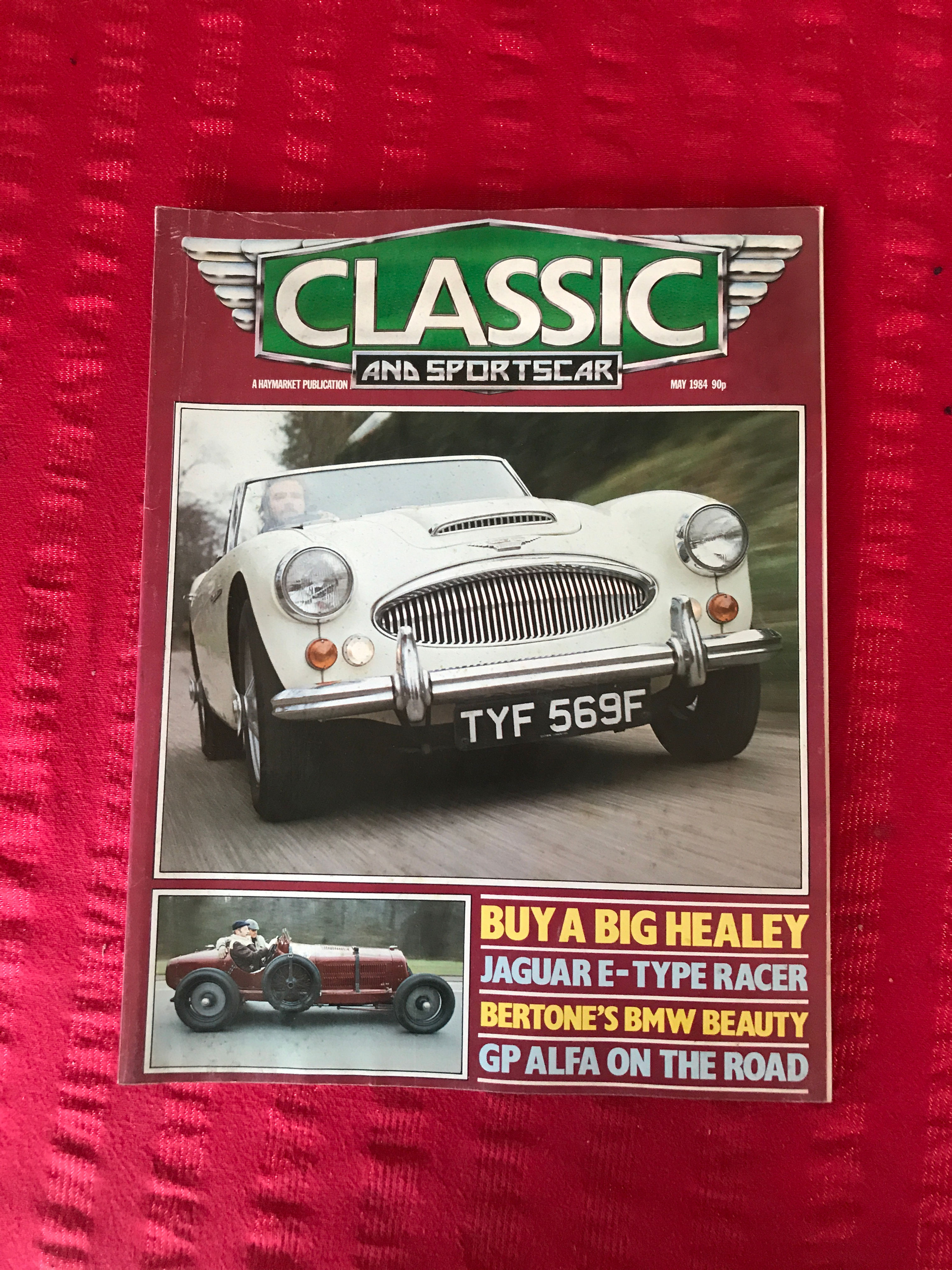 Classics And Sportscar Magazine May 1984 Austin Healey Jaguar E Type Alda Romeo