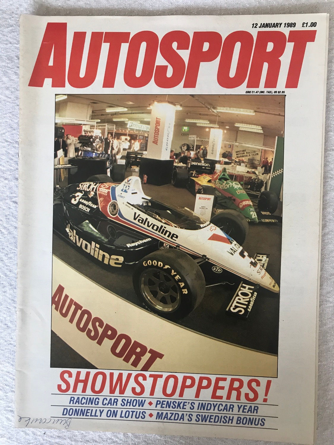 Autosport Magazine 12 January 1989 Carlsson Wins Swedish Rally Martin Donnelly 