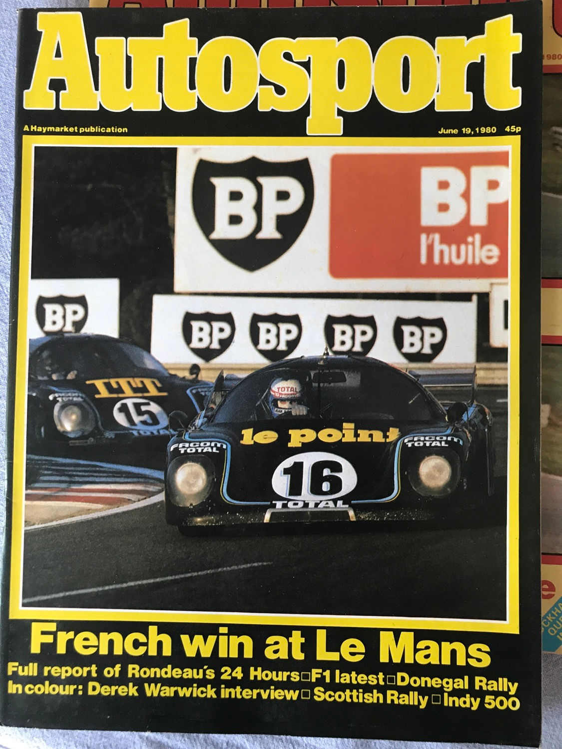 Autosport Magazine 19 June 1980 Rondeau Jaussaud Win Le Mans 24 Hrs Indy 500