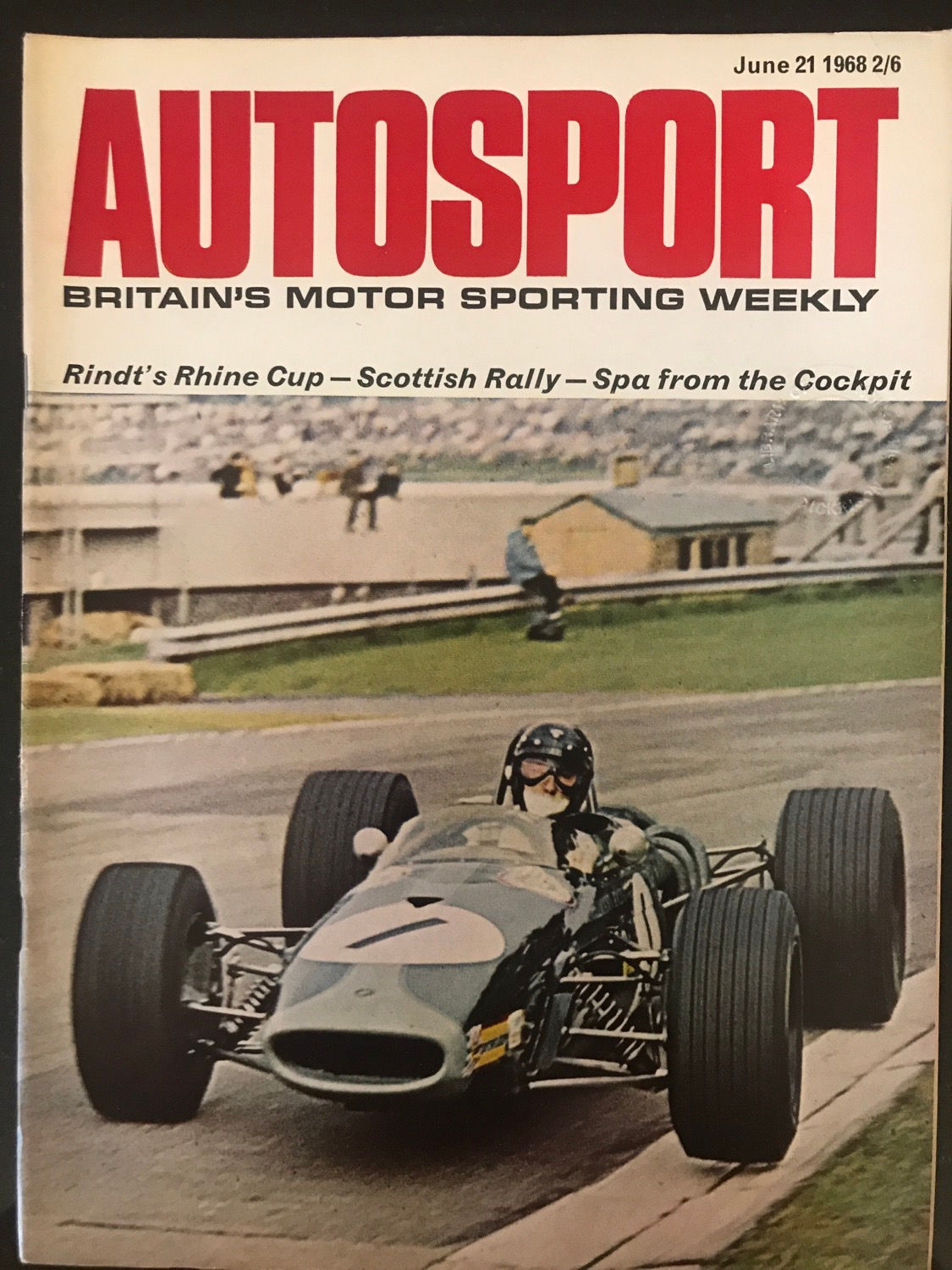 Autosport 21 June 1968 Rindt wins Hockenheim F2 Bonnier Lola T70 Anderstrop