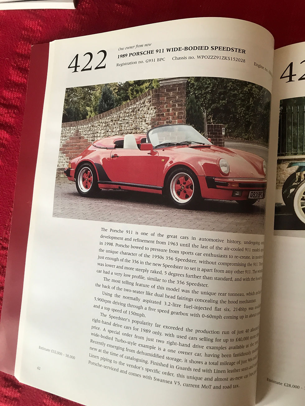 Thumbnail: Brooks Auction Catalogue 104 Beaulieu UK July 1999 Motor Cars Automobilia 