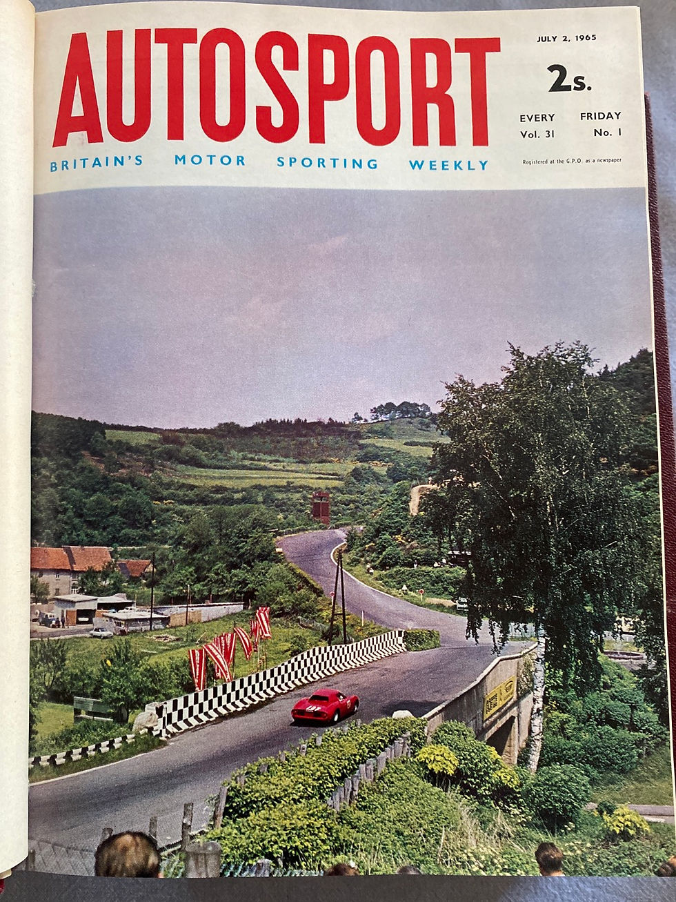 Thumbnail: Autosport official bound volume 31 July to December 1965 with index