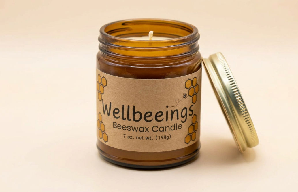 9oz Beeswax Candle
