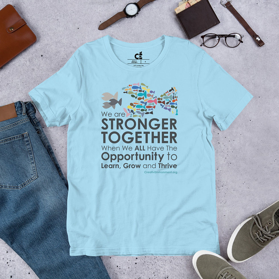 Thumbnail: We are Stronger Together Unisex T-shirt  | Bella + Canvas | Light Colors