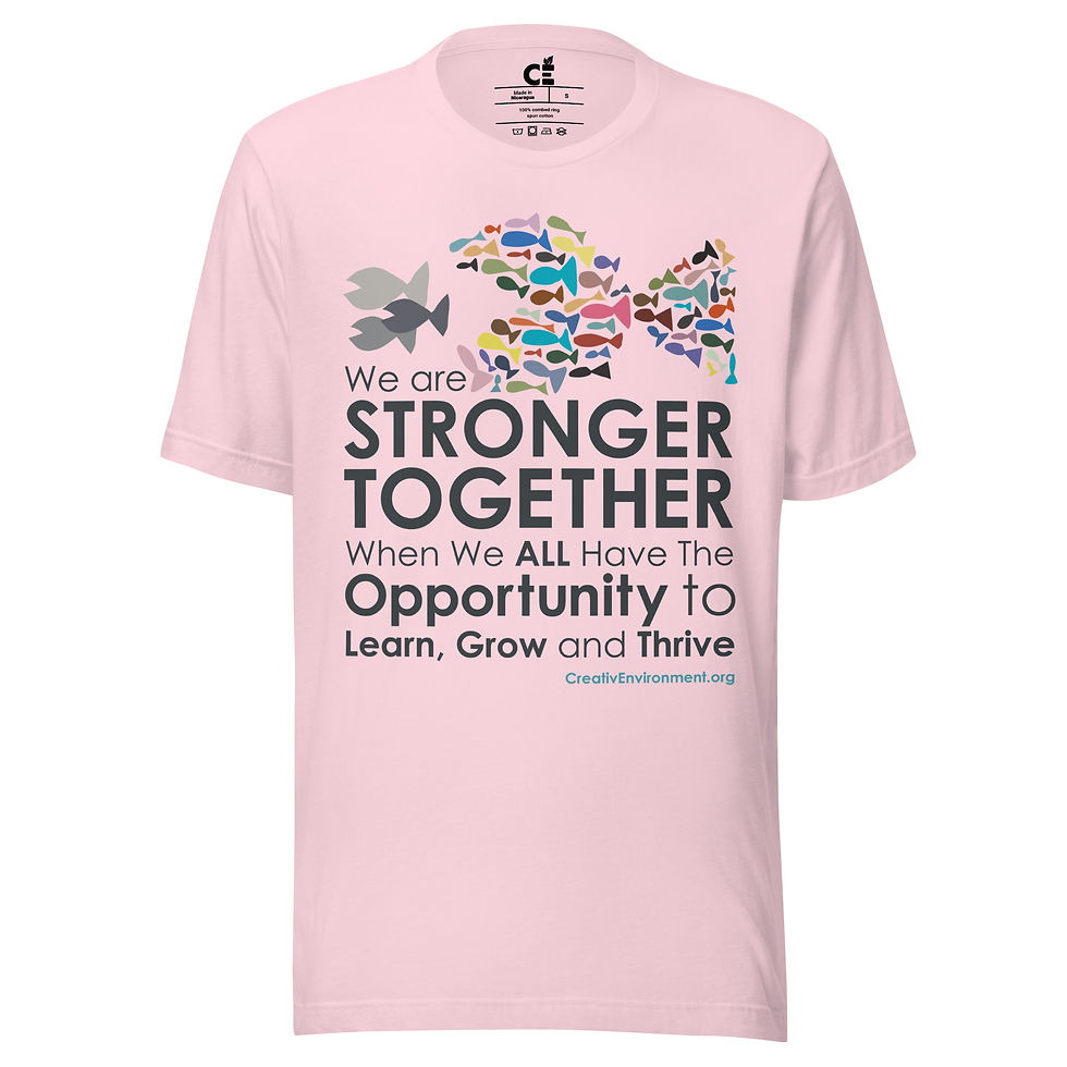 Thumbnail: We are Stronger Together Unisex T-shirt  | Bella + Canvas | Light Colors