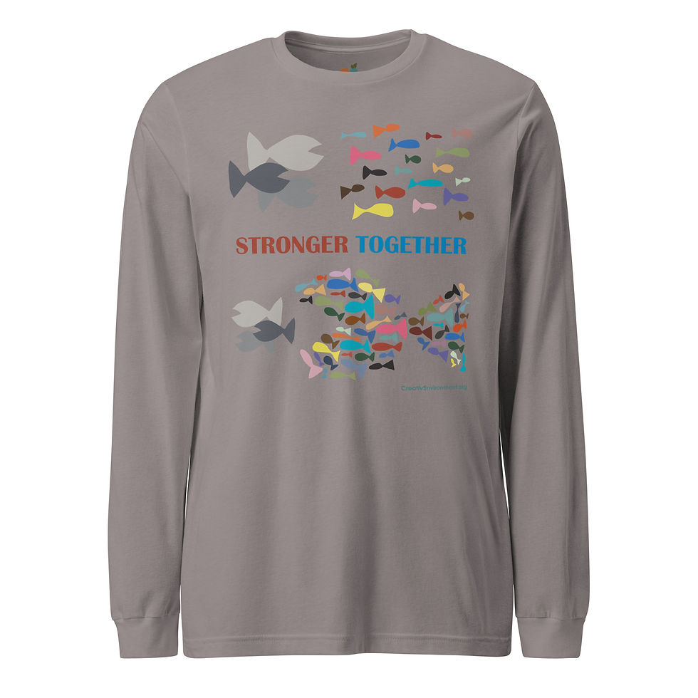 Thumbnail: Stronger Together Unisex Long Sleeve Tee | Light Colors