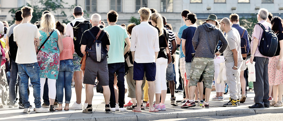 groupe de touristes