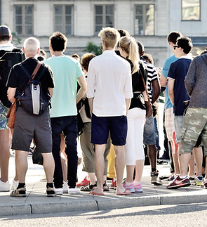 groupe de touristes
