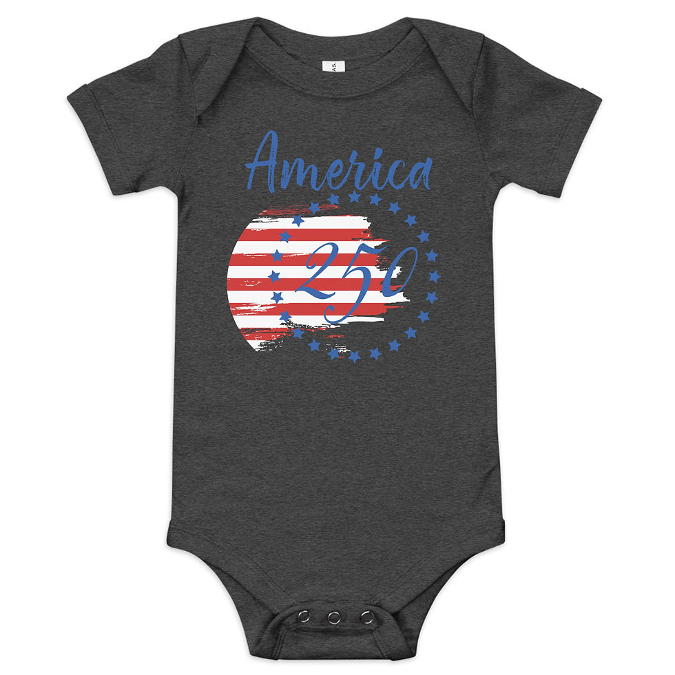 Thumbnail: America 250 Baby short sleeve one piece