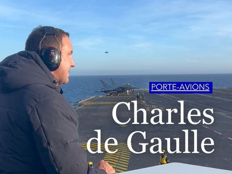 Embarquement à bord du porte-avions Charles de Gaulle