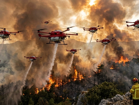 « S’adapter pour vaincre » : des essaims de drones-pompiers pour combattre les feux