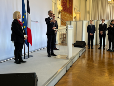 cérémonie de remise de décorations aux agents intervenus lors de l’attaque de Mulhouse