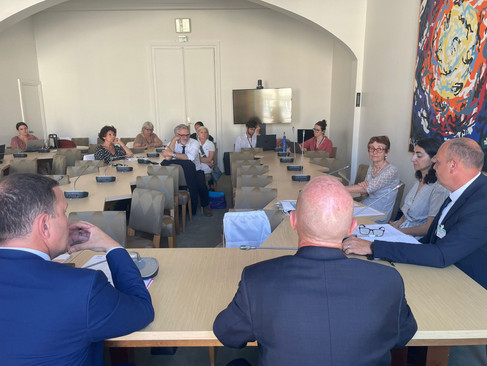 rencontre du groupe d’études sapeurs-pompiers, sécurité civile et gestion de crises avec l'AFPCNT