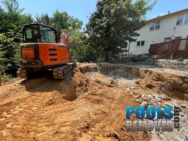 Professional pool removal contractor in Bethesda Maryland