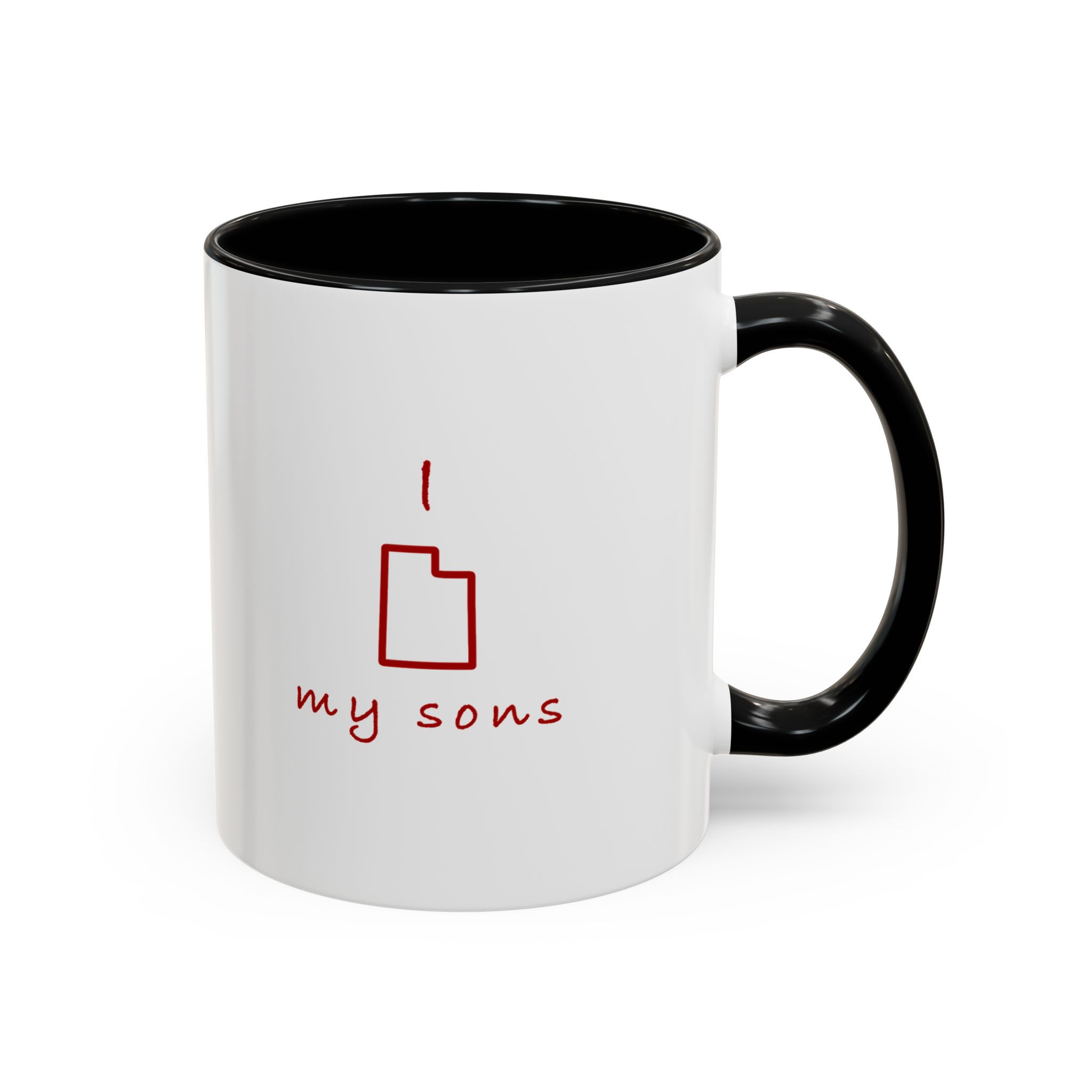I Love My Sons Mug