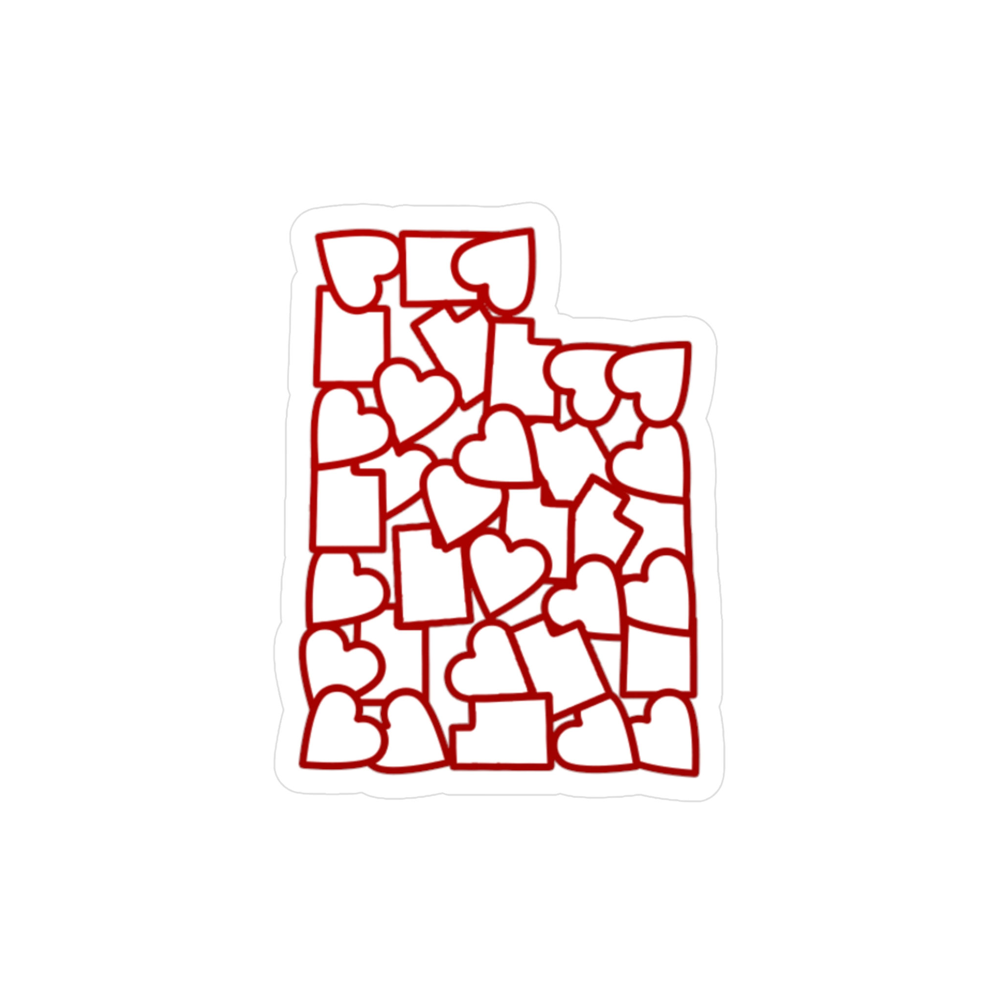 Utah Love Vinyl Sticker