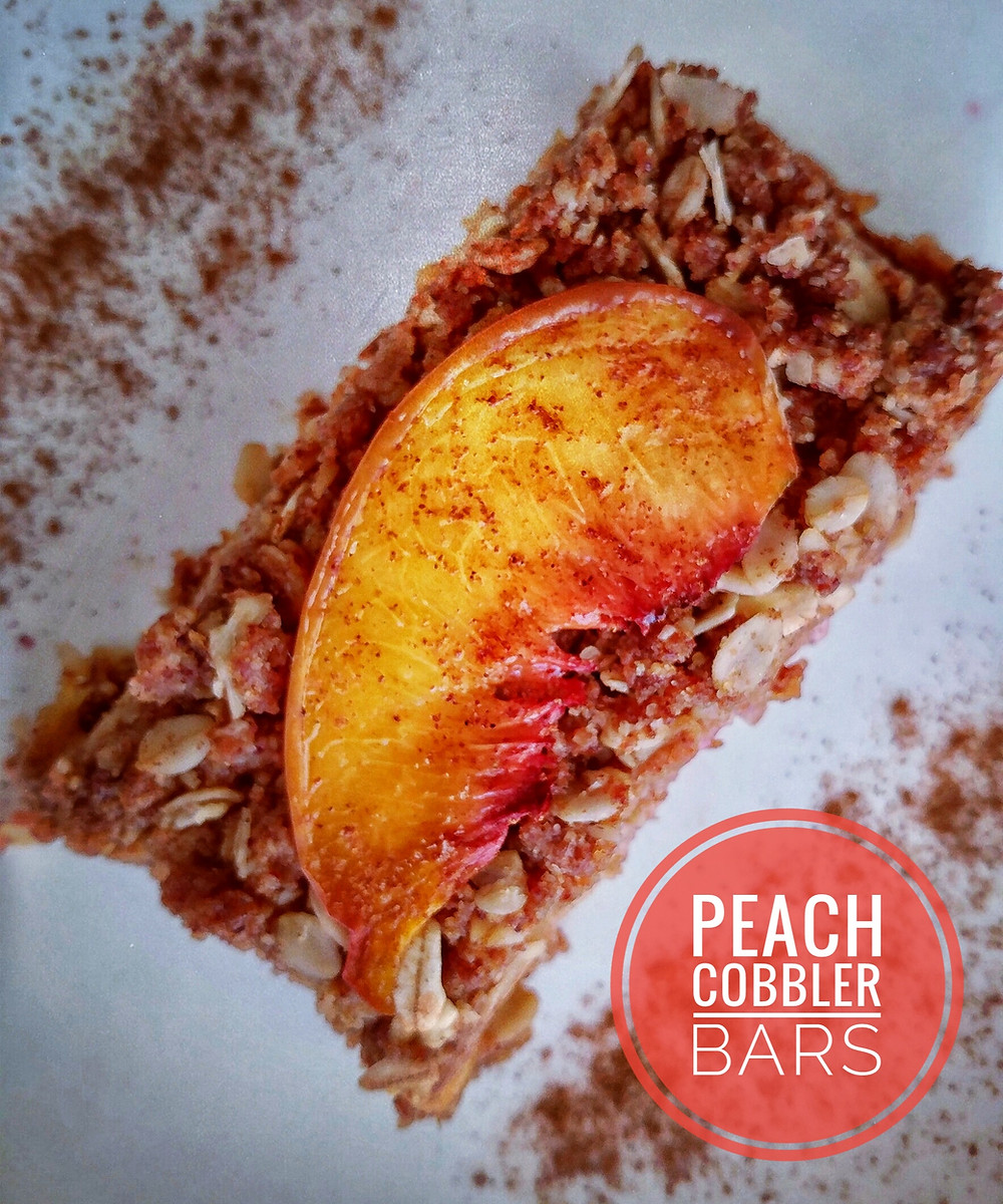 Peach Cobbler Bars