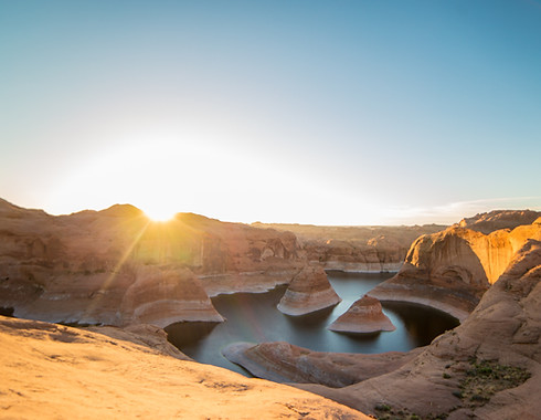Sunset on the Desert