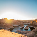 Sunrise Over Canyon