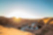 Sunset on the Desert