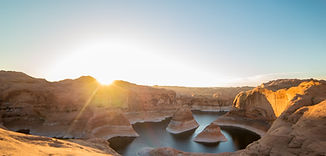 Sunset on the Desert