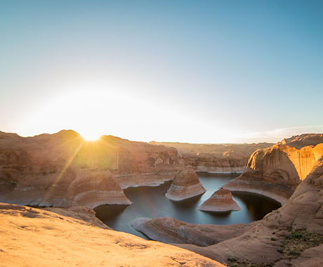Sunset on the Desert