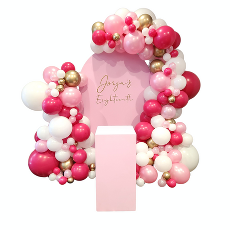 Pink Arch Package - Balloons Melbourne