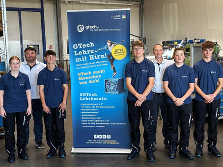 Herzlich willkommen: 5 neue Lehrlinge bei GTech!