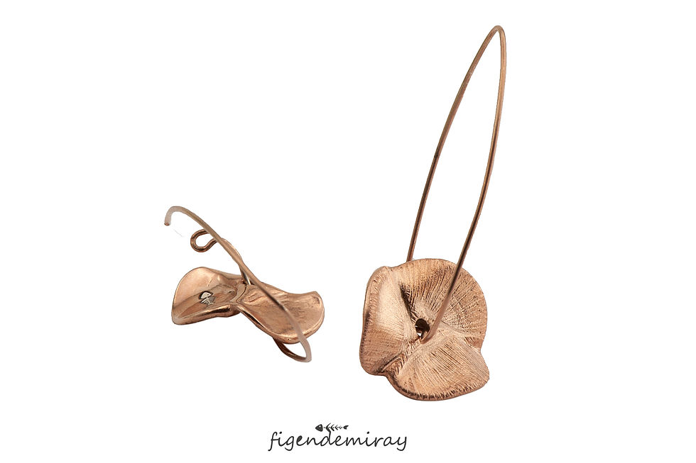 Gümüş Küpe Rüzgar Gülü