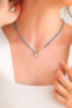 gemstone necklace female