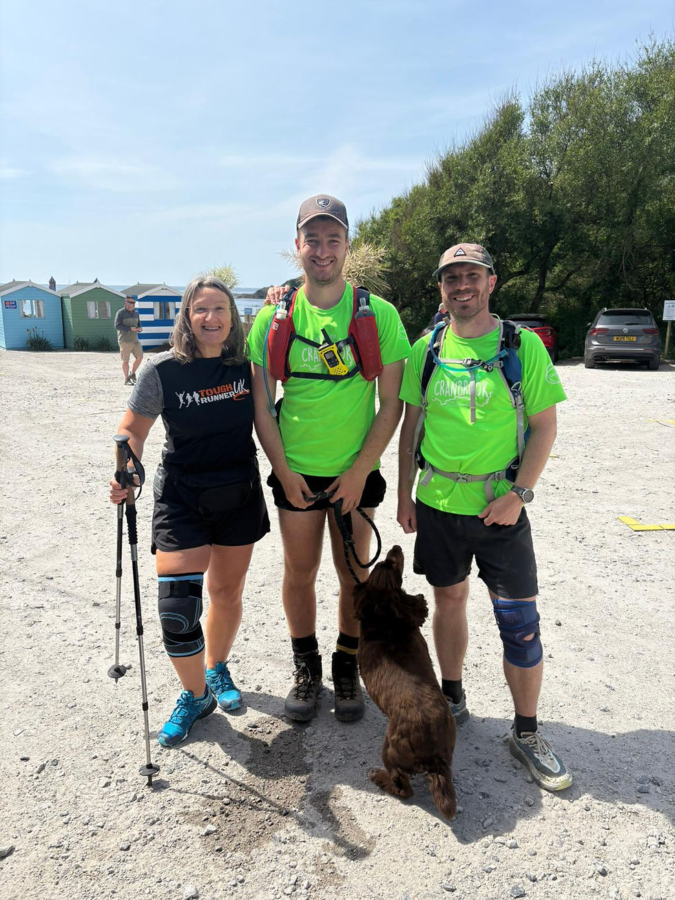 Two became three after Aid Station 1